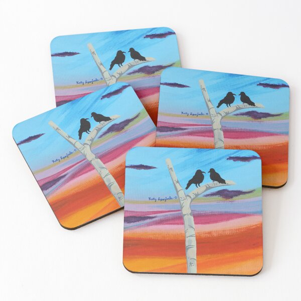Item preview, Sunset Crows designed and sold by Katy  Speziale.