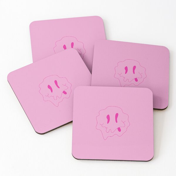 Item preview, Pink Melted Smiley Face designed and sold by OG   S T I C K E R S.