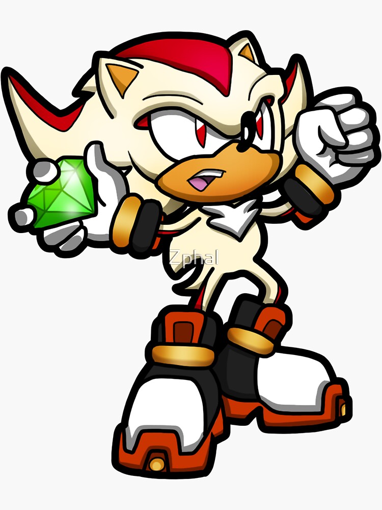 Shadow the hedgehog with chaos emerald