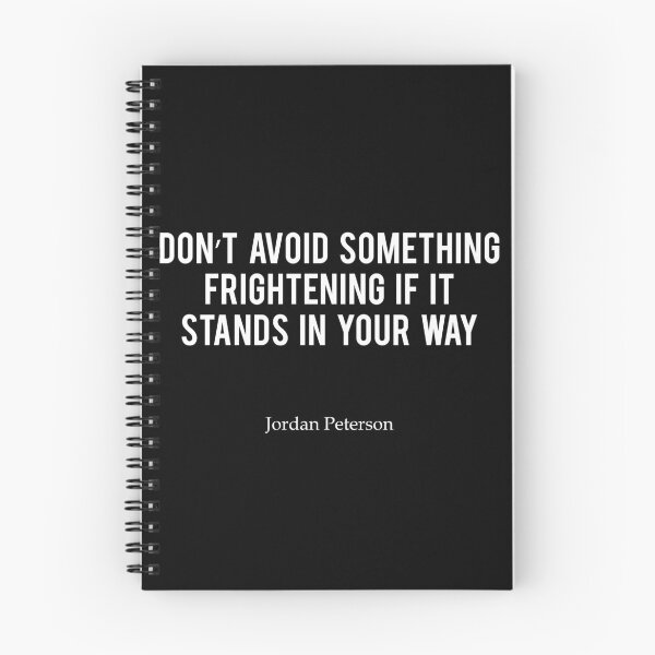 Item preview, JP | Don't avoid something frightening - Jordan Peterson designed and sold by ChaosAndOrder.