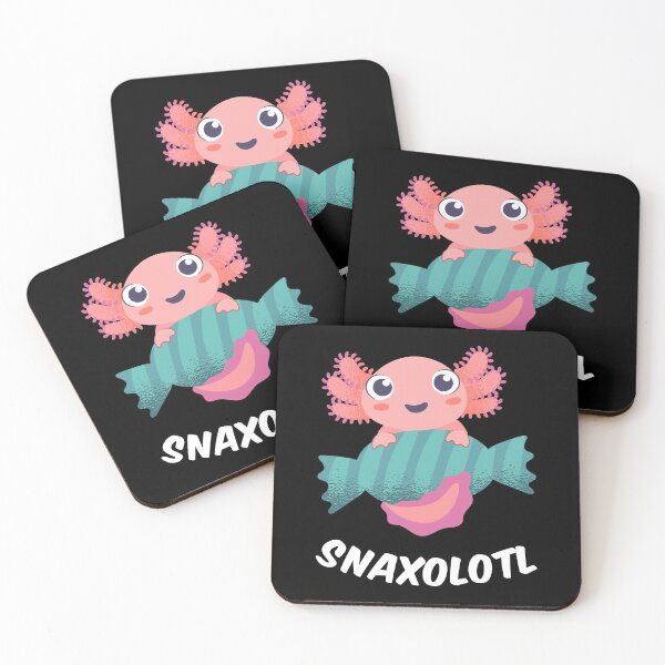 Item preview, Snaxolotl Kawaii Foodie Axolotl I designed and sold by Lemon Pepper.