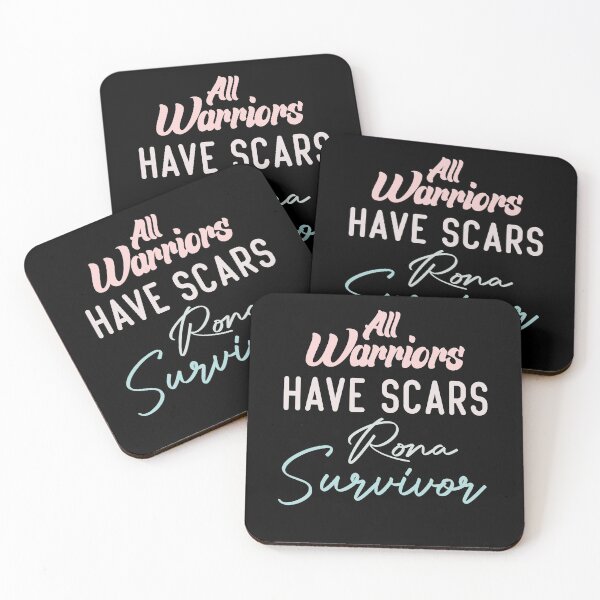 Item preview, All Warriors Have Scars Rona Survivor designed and sold by medbdj.