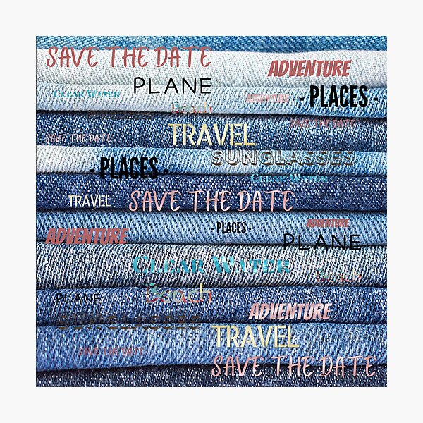 Item preview, Travel words designed and sold by MrJean.