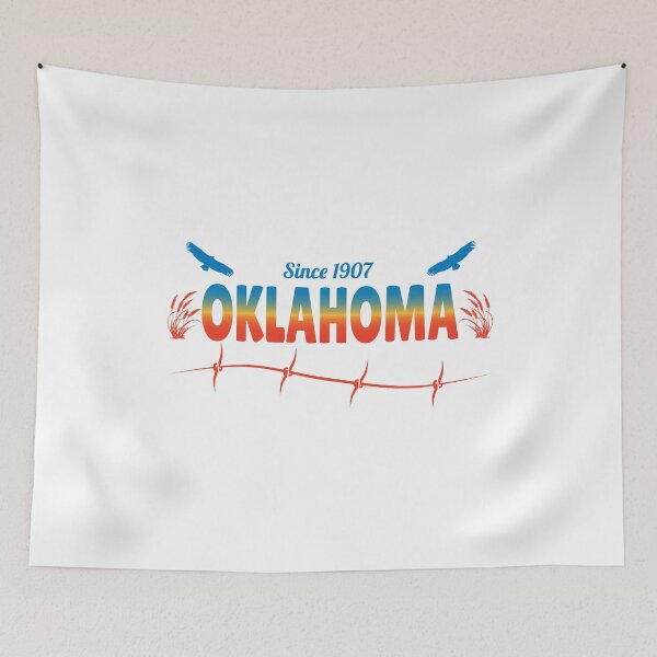Item preview, Oklahoma Sunset Since 1907 Rustic designed and sold by TKsTees.