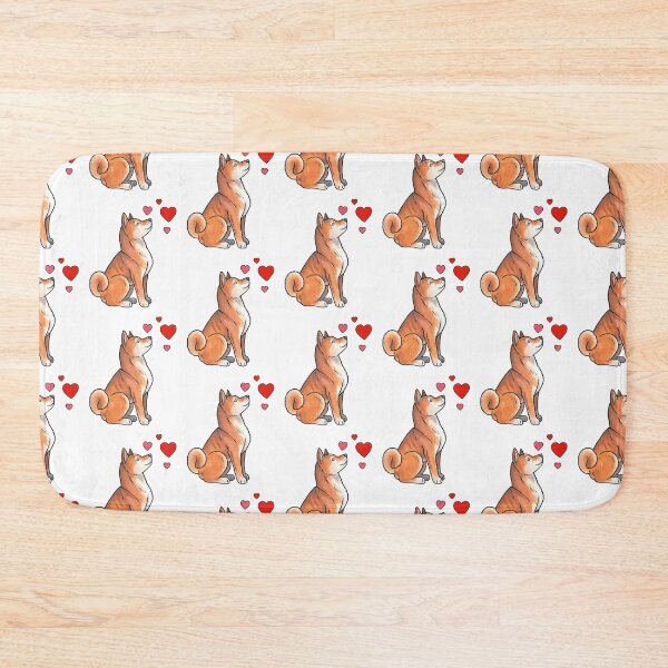 Item preview, Shiba Inu love designed and sold by animalartbyjess.