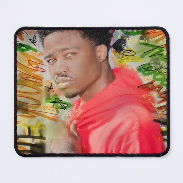 Item preview, Ricch,music,rapper,rap,music,portrait,graffiti,poster,hiphop,trap,gangsta,album,the woo,cool,dope,canvas,print designed and sold by spacesbydee.