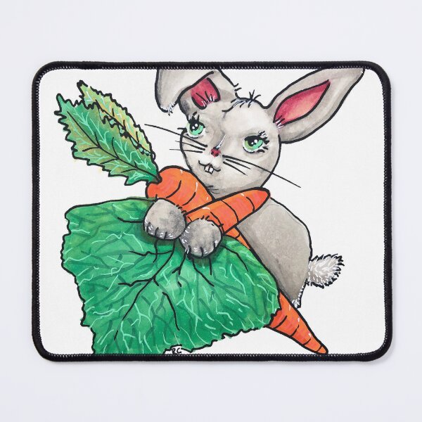 Item preview, Chubby Bunny, Rabbit & Carrots designed and sold by RhondaChase.
