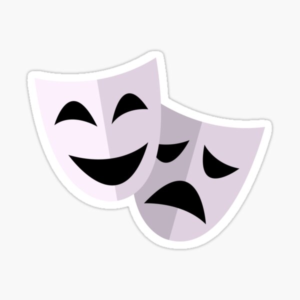 Item preview, Classic Theater Masks - Light designed and sold by DaTacoX.