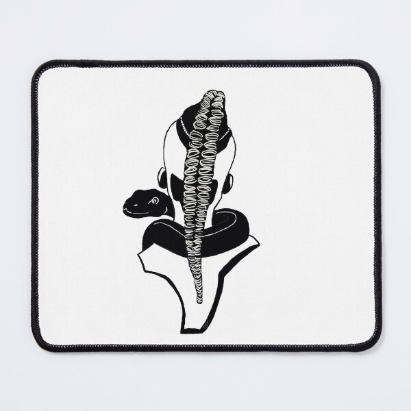 Item preview, African hair styles 1 - Snake white designed and sold by Mols Slom.