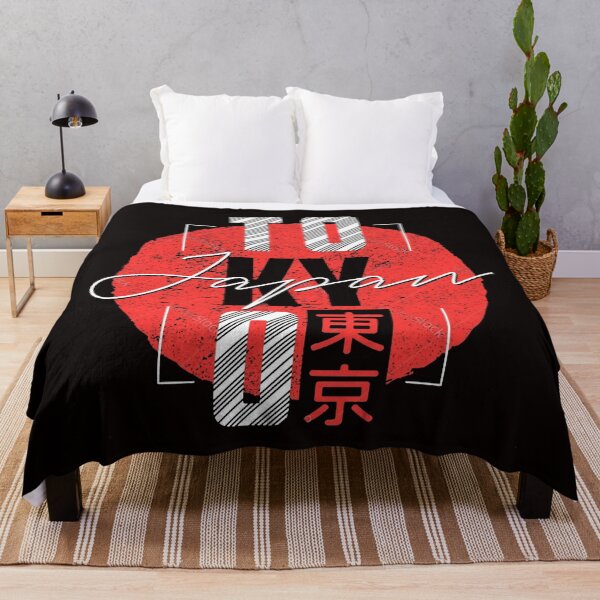 Item preview, Tokyo Japan Slogan - Abstract Design - Red Circle with Text Wording and Chinese Symbols designed and sold by WearWolfDesigns.