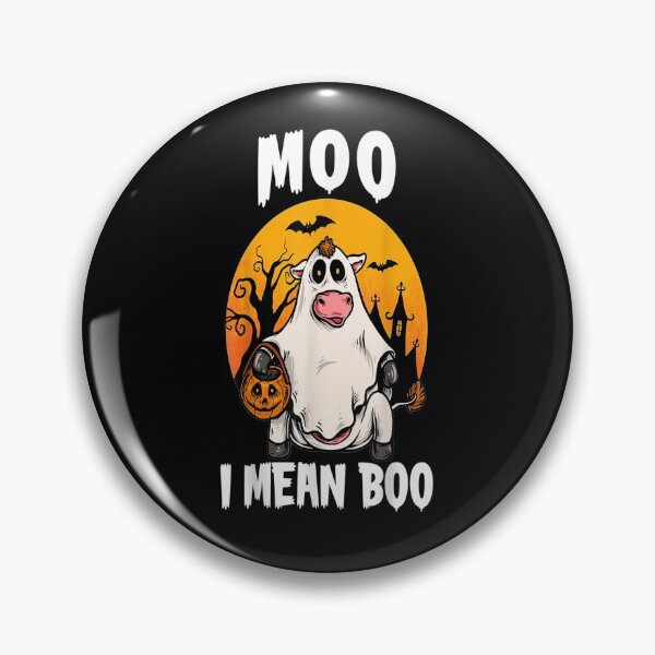 Item preview, Funny Ghost Cow Moo I Mean Boo  designed and sold by Shopyfine.