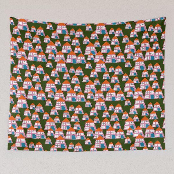 Item preview, Classic Houses Pattern designed and sold by RafaelLima7.