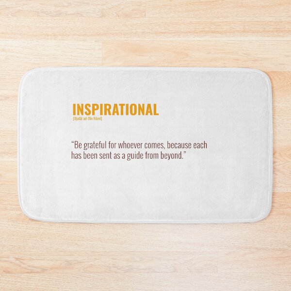 Item preview, Djalâl ad Dîn Rûmî, Life Quotes designed and sold by Studio TANFF.