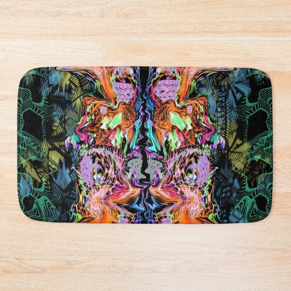 Item preview, Black Psychedelic Symmetry 5 designed and sold by Discordant Dreams Art.