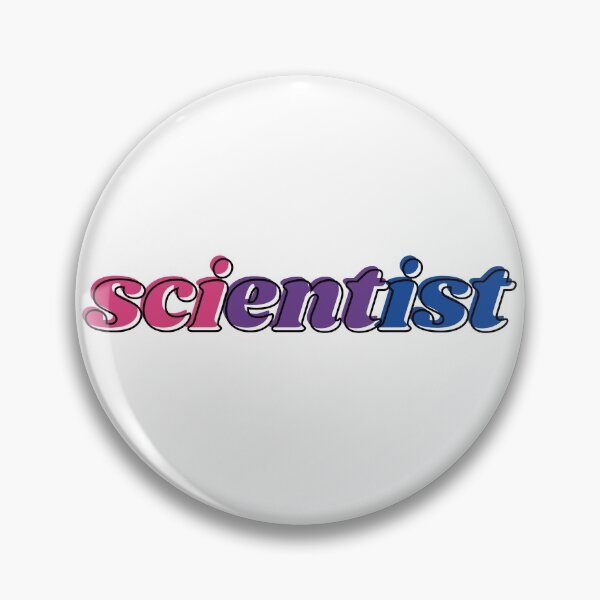 Item preview, scientist (bisexual, offset border) designed and sold by deargradstudent.