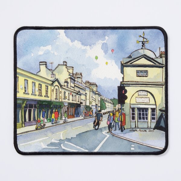 Pulteney Bridge in Bath with balloons Mouse Pad