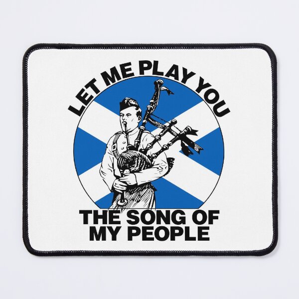 Item preview, Let Me Play You The Song Of My People sticker funny bagpipe gift for Scottish musician designed and sold by Rad-State.