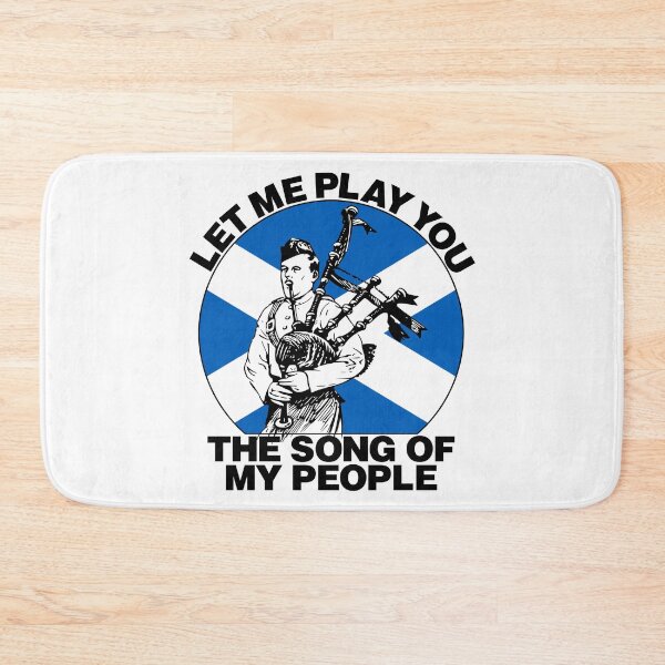 Item preview, Let Me Play You The Song Of My People sticker funny bagpipe gift for Scottish musician designed and sold by Rad-State.