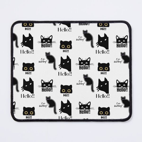 Item preview, black cat peeking Collection designed and sold by infazbdeen.