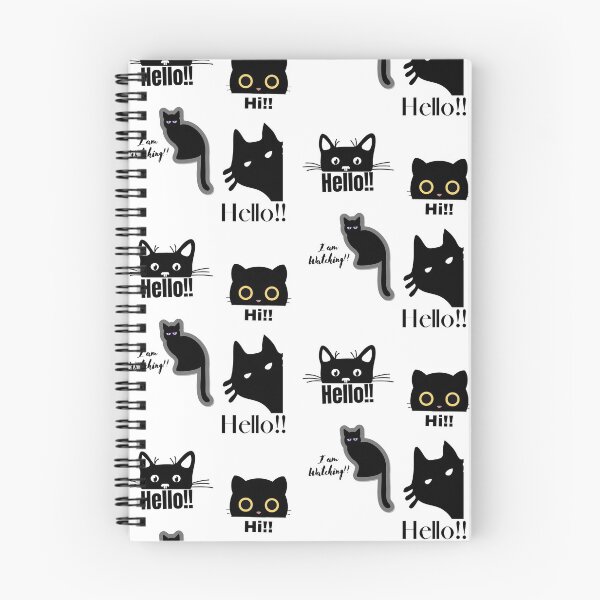 Item preview, black cat peeking Collection designed and sold by infazbdeen.
