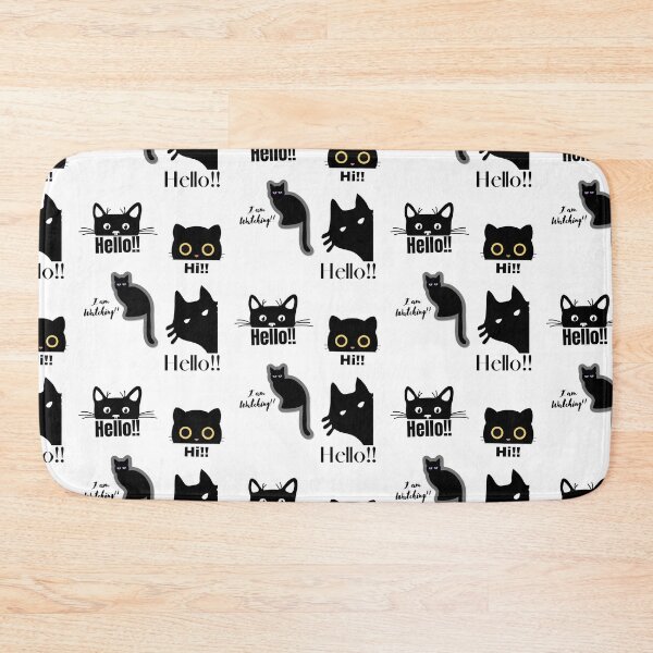 Item preview, black cat peeking Collection designed and sold by infazbdeen.