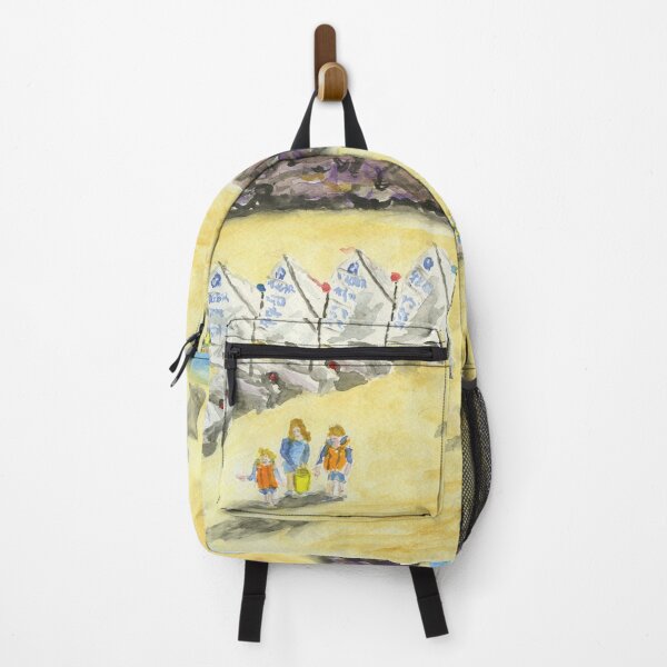 Item preview, Bucket and spade time while oppies take a lunchtime rest on the beach designed and sold by LymphomaLass.