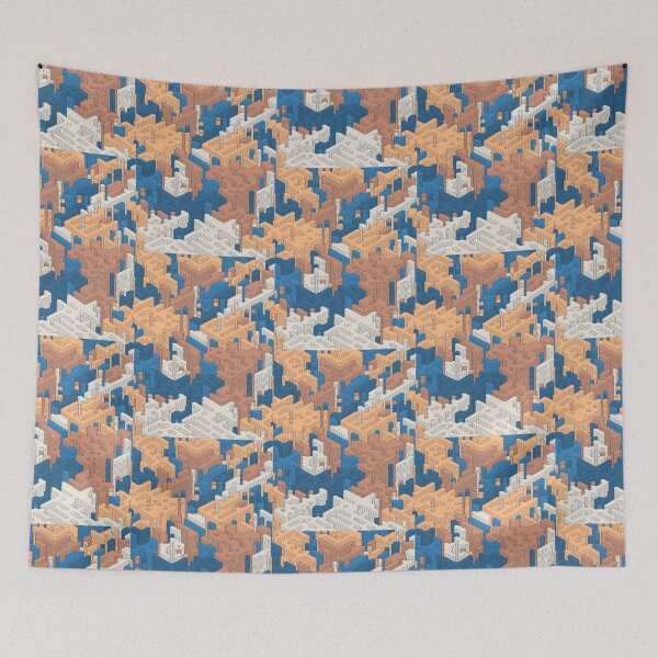 Item preview, Isometric Pattern #3 designed and sold by SoloDesignArt.