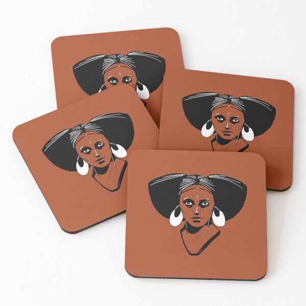 Item preview, African hair styles 1 - Elephant designed and sold by Mols Slom.
