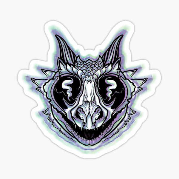 Item preview, Aurora dragon skull designed and sold by Lore of Luna.