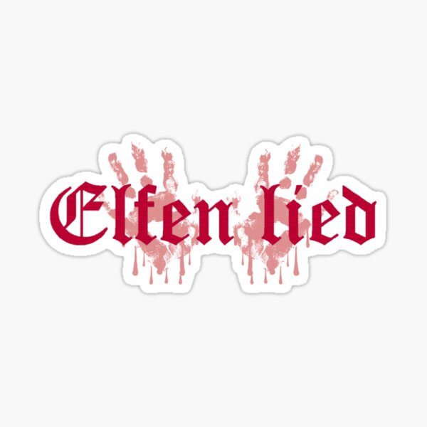 Elfen Lied Logo - ORIGINAL DRAWN by SillyFun.redbubble.com Sticker