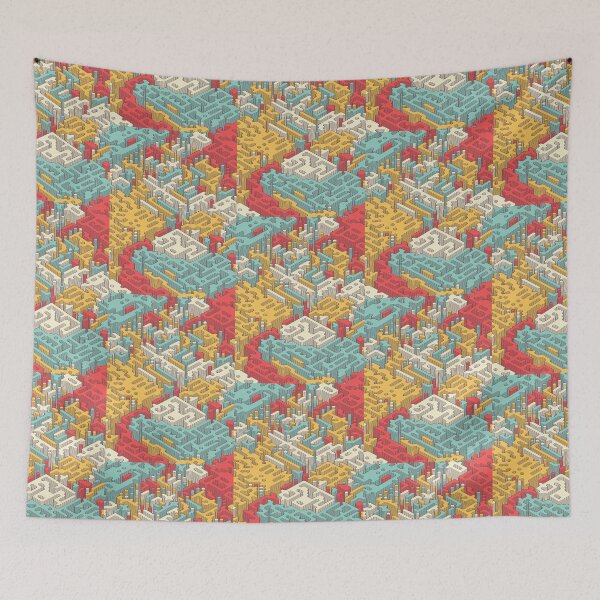 Item preview, Isometric Pattern designed and sold by SoloDesignArt.