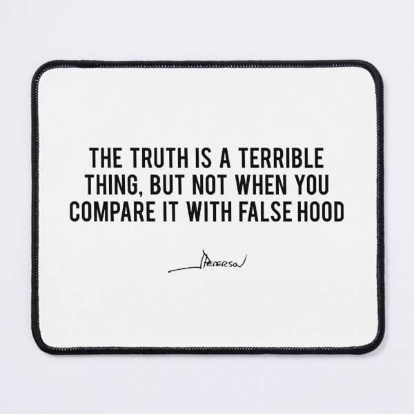 Item preview, The Truth Is A Terrible Thing - Jordan Peterson designed and sold by ChaosAndOrder.