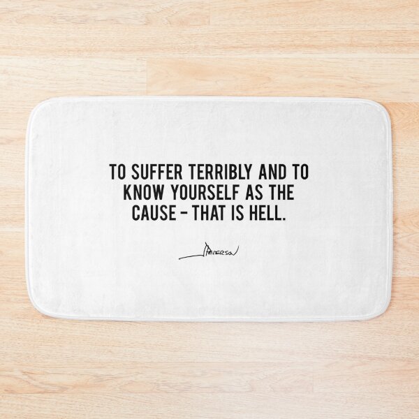 Item preview, To Suffer Terribly And To Know Yourself As The Cause - Jordan Peterson designed and sold by ChaosAndOrder.