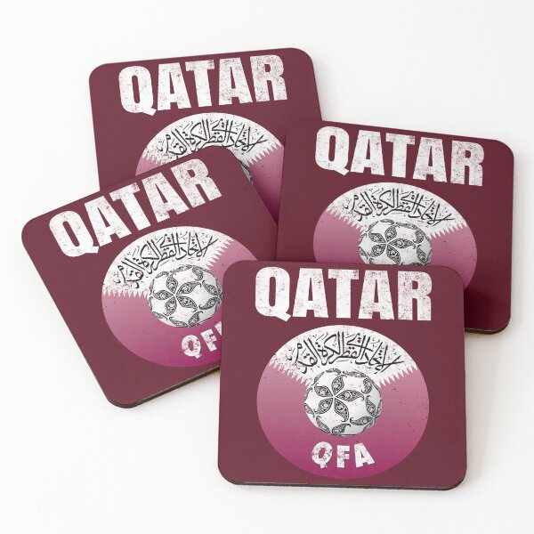 Item preview, Regalo de apoyo al equipo de la bandera de fútbol de Qatar designed and sold by NUMAcreations.