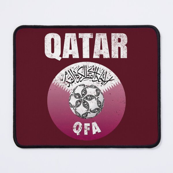 Item preview, Qatar Soccer Flag Team Support Gift designed and sold by NUMAcreations.