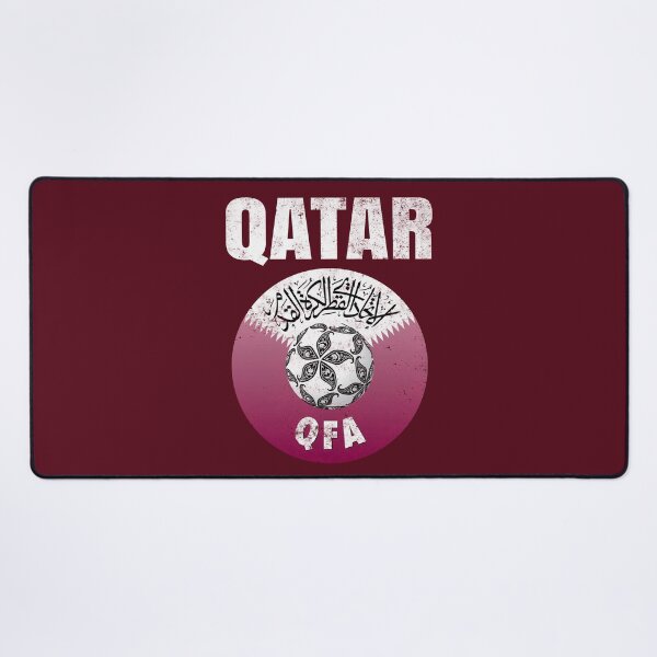 Item preview, Qatar Soccer Flag Team Support Gift designed and sold by NUMAcreations.