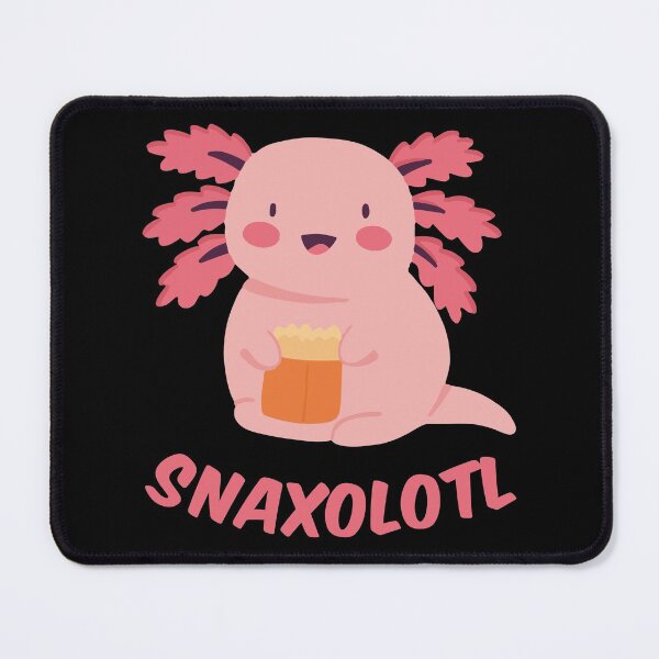 Item preview, Snaxolotl Kawaii Foodie Axolotl III designed and sold by Lemon Pepper.