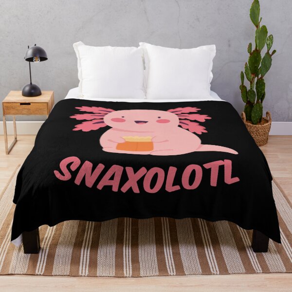 Item preview, Snaxolotl Kawaii Foodie Axolotl III designed and sold by Lemon Pepper.