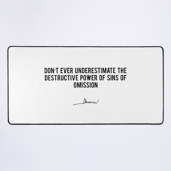 Item preview, Don't Ever Underestimate The Destructive Power Of Sins Of Omission - Jordan Peterson designed and sold by ChaosAndOrder.