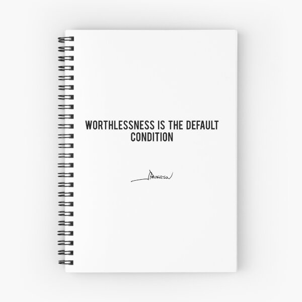 Item preview, Worthlessness Is The Default Condition - Jordan Peterson designed and sold by ChaosAndOrder.
