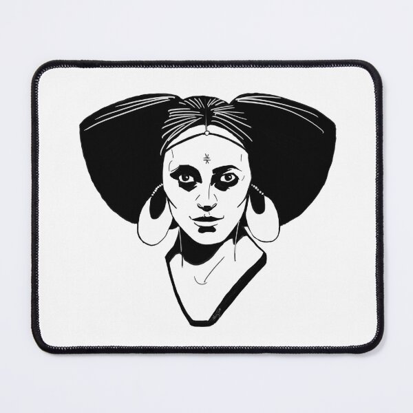 Item preview, African hair styles 1 - Elephant white designed and sold by Mols Slom.