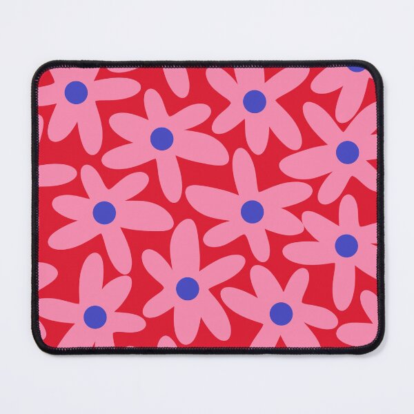 Item preview, Daisy Time Floral Pattern Magenta Fuchsia Pink Blue designed and sold by kierkegaard.