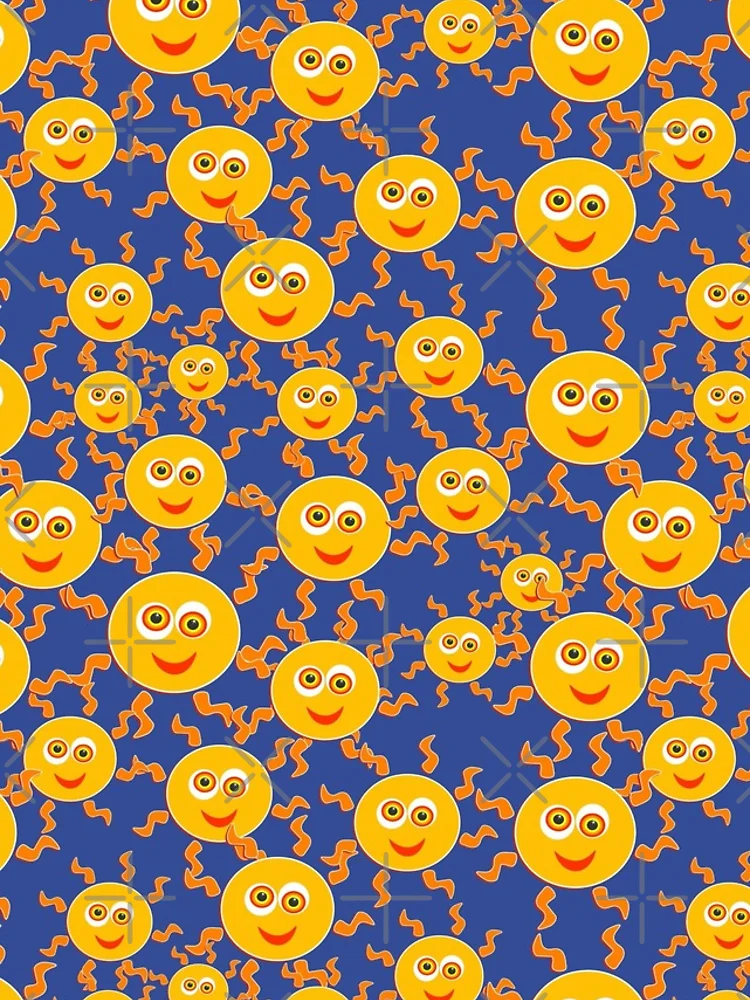 Thumbnail 4 of 4, iPhone Case, Happy Sun Pattern designed and sold by RafaelLima7.