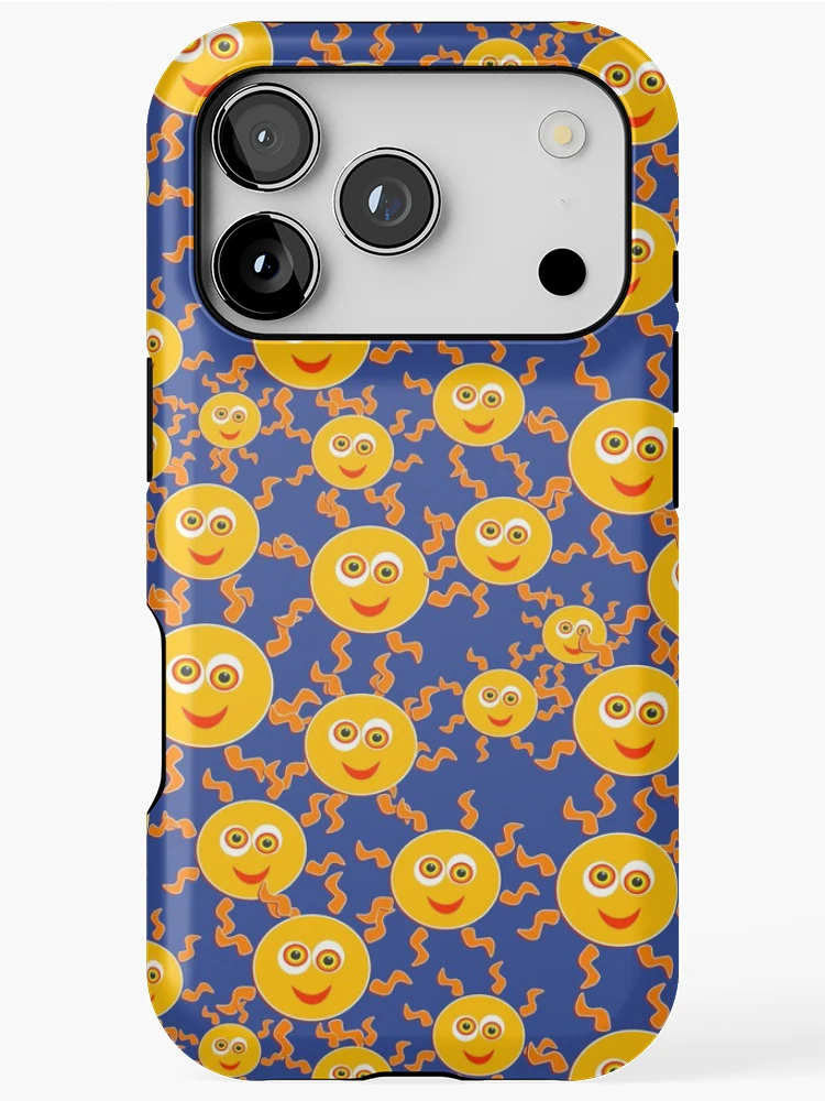 Thumbnail 1 of 4, iPhone Case, Happy Sun Pattern designed and sold by RafaelLima7.
