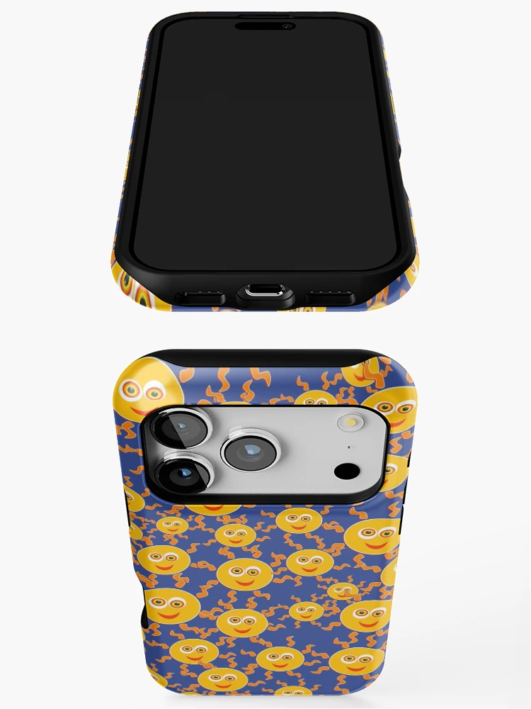 Thumbnail 3 of 4, iPhone Case, Happy Sun Pattern designed and sold by RafaelLima7.