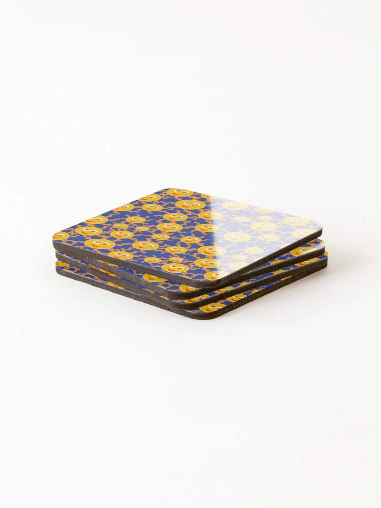Thumbnail 4 of 5, Coasters (Set of 4), Happy Sun Pattern designed and sold by RafaelLima7.