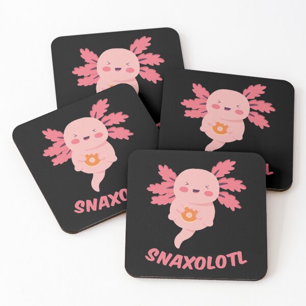 Item preview, Snaxolotl Kawaii Foodie Axolotl IV designed and sold by Lemon Pepper.