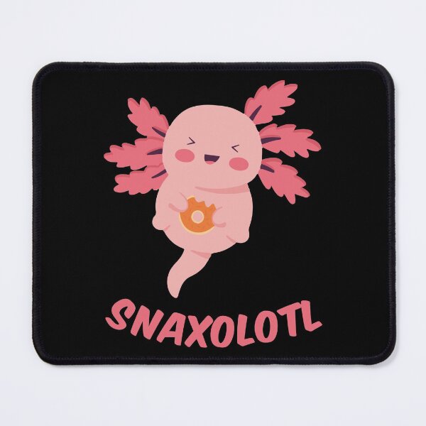 Item preview, Snaxolotl Kawaii Foodie Axolotl IV designed and sold by Lemon Pepper.