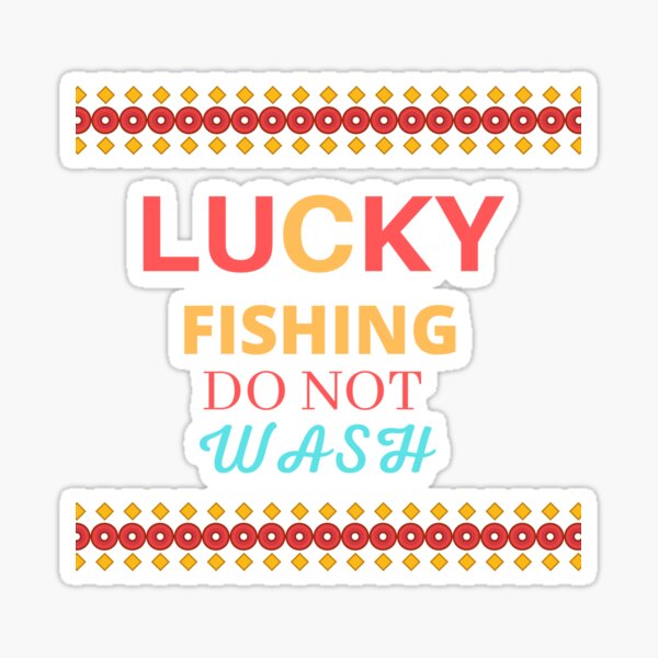 Artikel-Vorschau von LUCKY FISHING T-SHIRT NICHT WASCHEN, designt und verkauft von Luckydoe1.