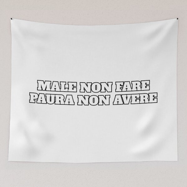 Item preview, Italian sayings - Male non fare paura non avere designed and sold by Silviajones.